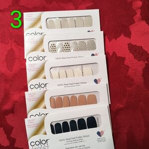 Color Street Polka Dot and Solid Nail Strips Collection